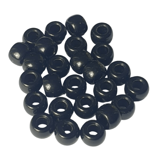 Black Pony Beads
