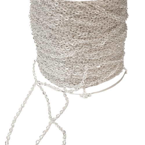 Silver plated cable chain image 0