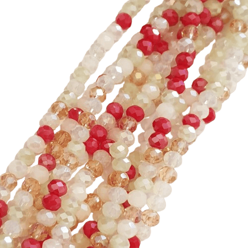 Multicoloured Glass Rondelle Strands image 6