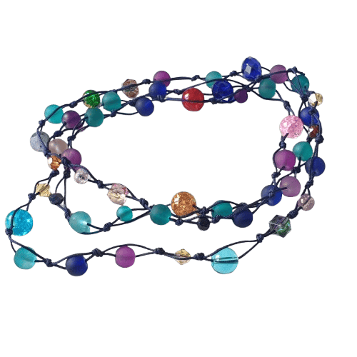 Make Your Own Beaded Cord Necklace image 1