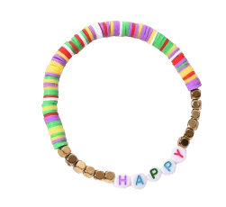 Polymer Clay Beaded Bracelet Pack