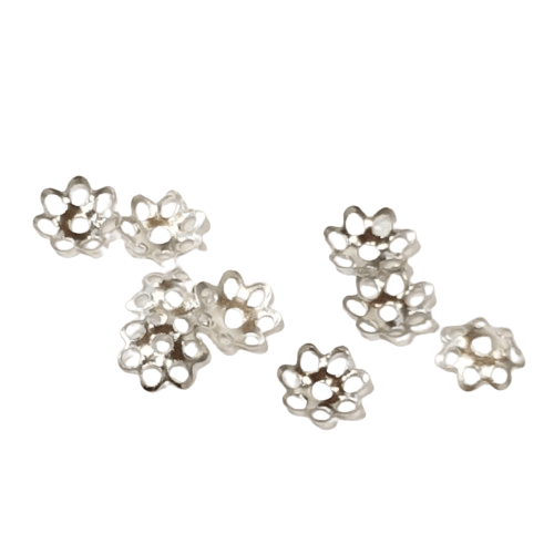 6mm bead caps image 0