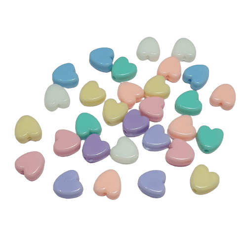 Pastel Heart Beads image 0