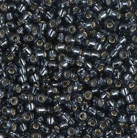 Silver Lined Montana Miyuki Seed Beads image 0