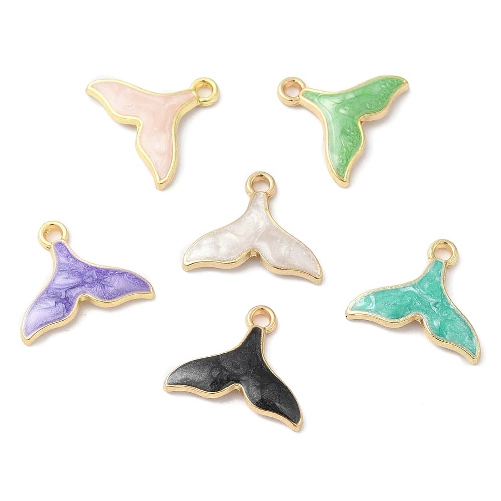 Enamel Mermaid Tail Charm