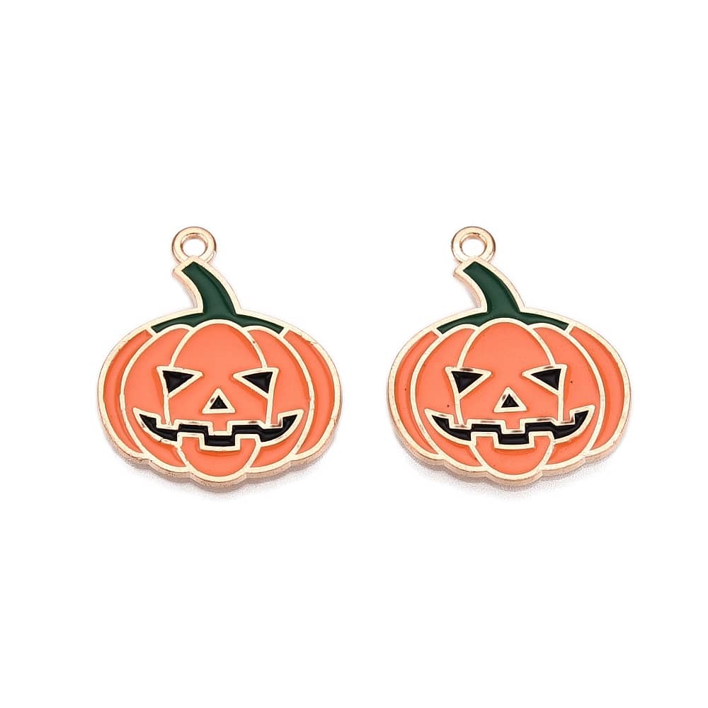Enamel Pumpkin Charm