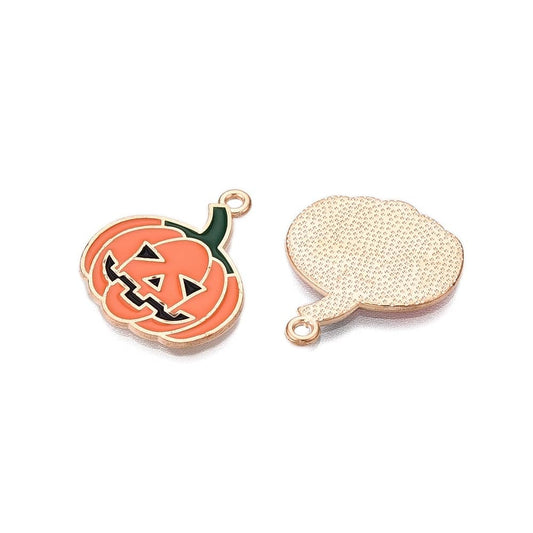 Enamel Pumpkin Charm