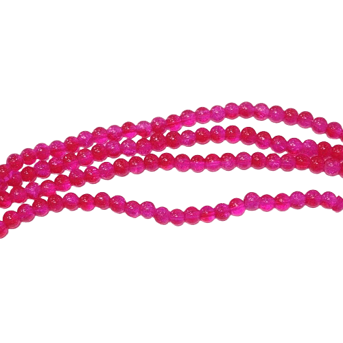 Glass Crackle Beads 6mm image 3