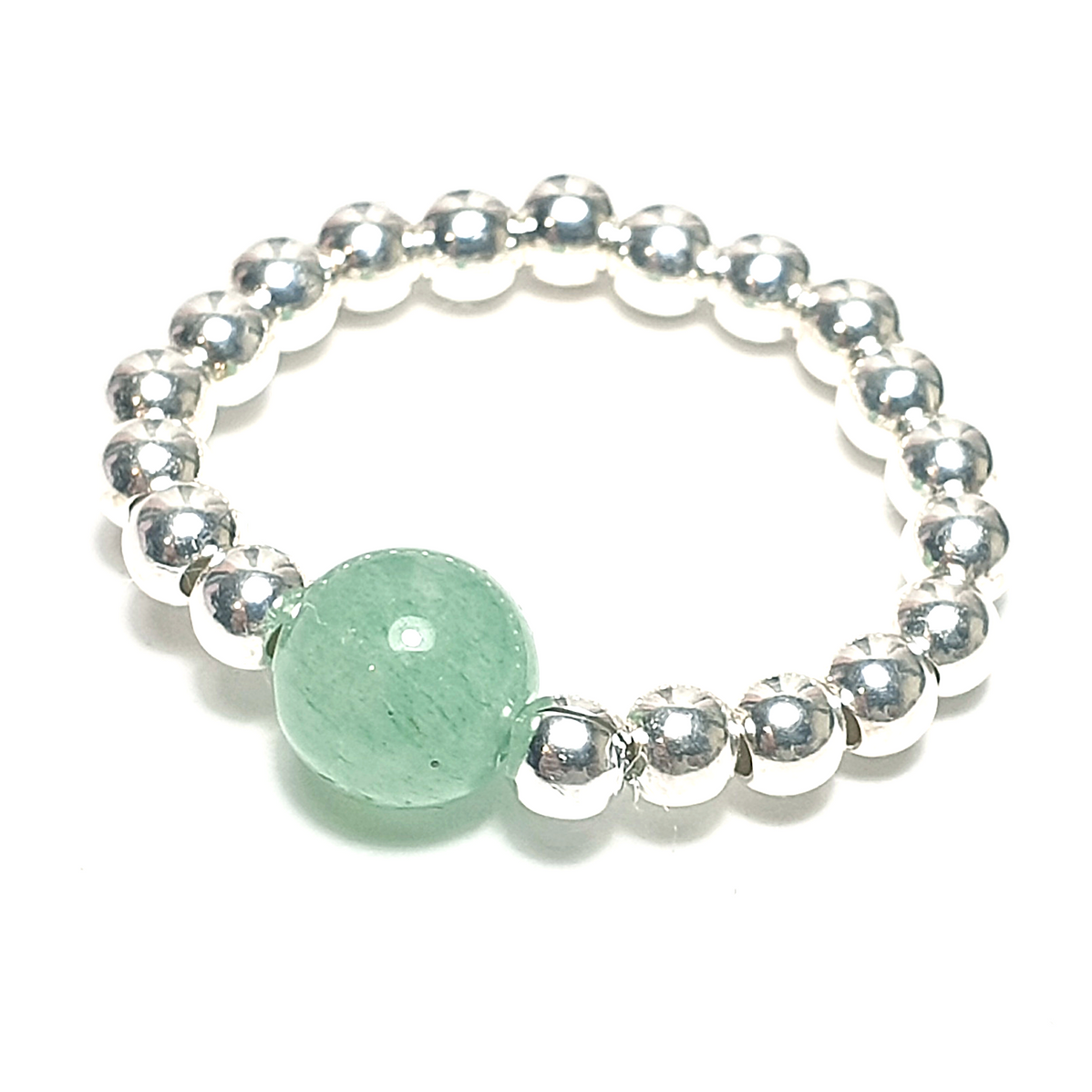 Beaded Gemstone Ring