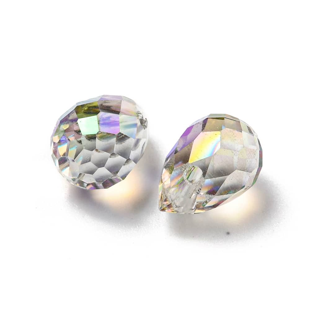 Orchid Briolette Bead