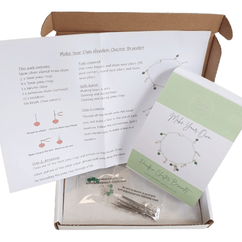 Make Your Own Headpin Cluster Drop Bracelet