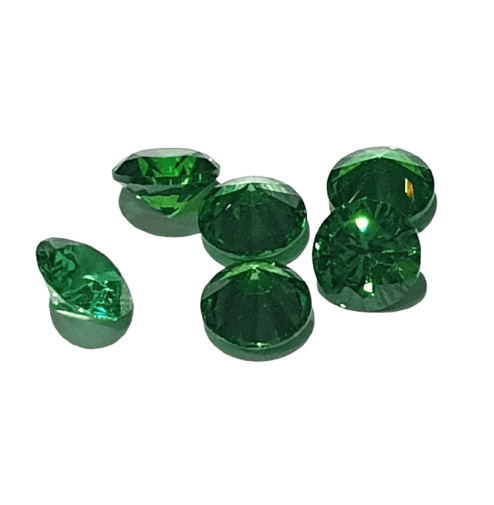Green Cubic Zirconia - Various Sizes
