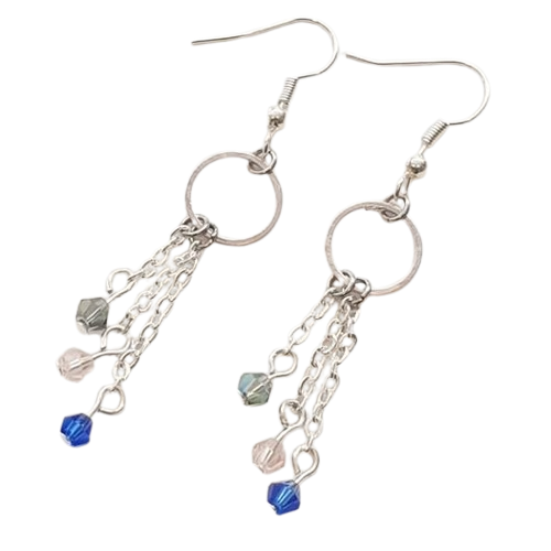 Hoop and Chain Earrings