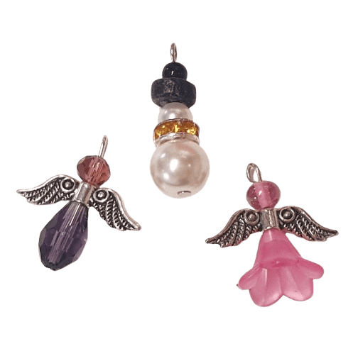 Angel and Snowman decoration