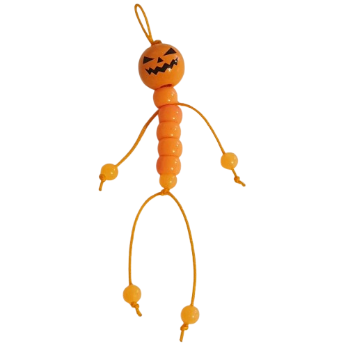 Pumpkin Monster Beaded Decoration
