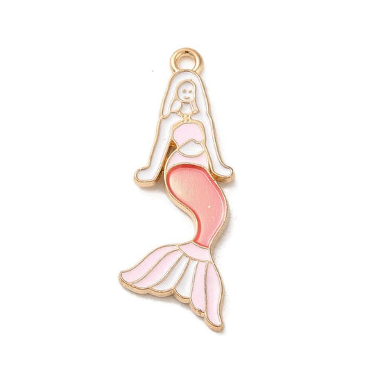 Enamel Mermaid Charm