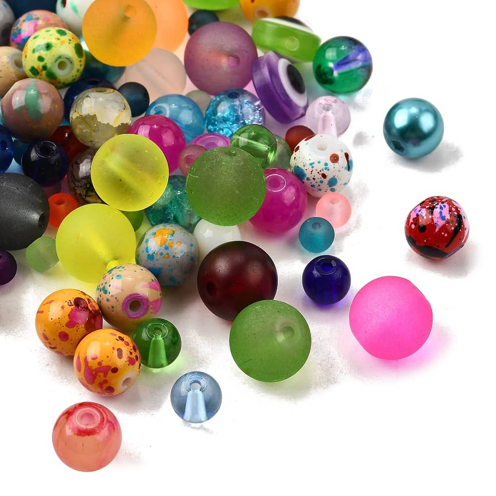 Mixed of glass beads