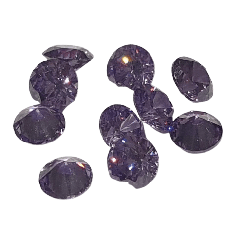 Purple Cubic Zirconia - Various Sizes