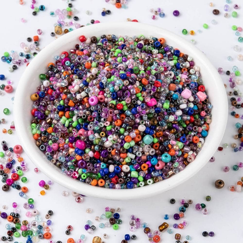 Mix of glass seed beads