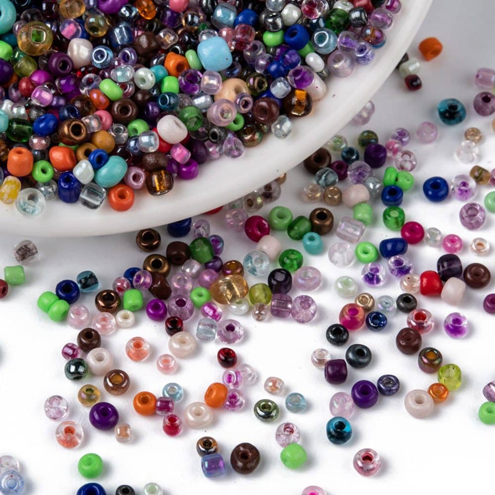 Mix of glass seed beads