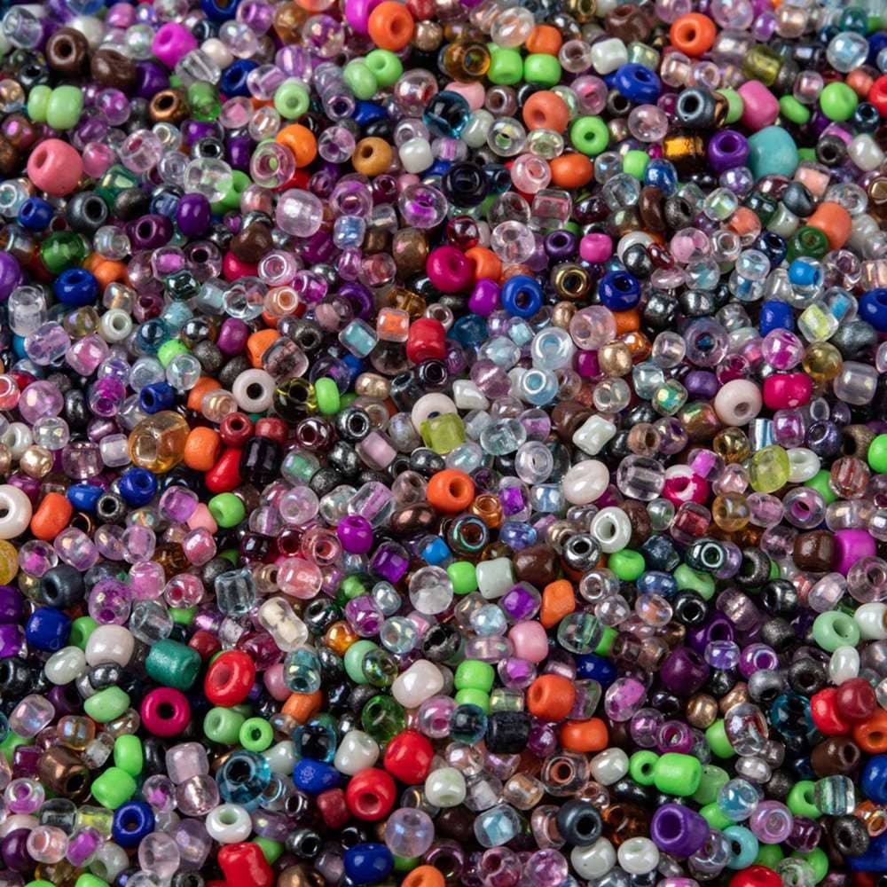 Mix of glass seed beads