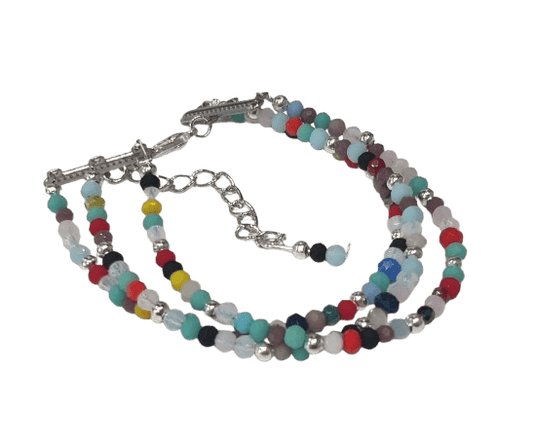 Three Strand Beaded Bracelet
