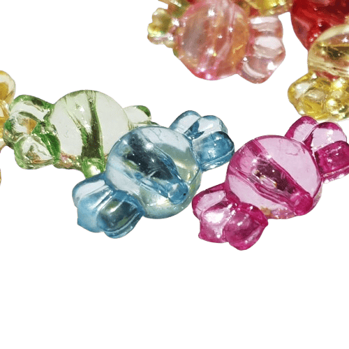 Transparent Sweet Shaped Bead Mix